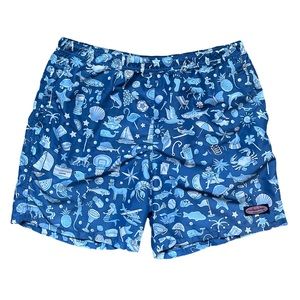 Vintage Vineyard Vines Funky Fun Allover Printed Swim Trunks